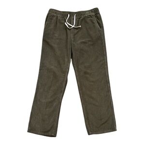 RSQ Men's Olive Green Pull On Straight Leg Corduroy‎ Pants Size Large